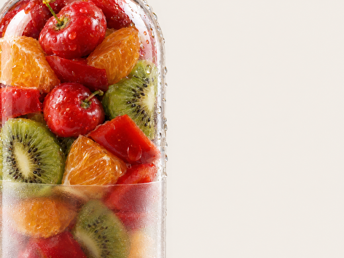 Detail kapsle se surovinami, Liposomální vitamin C